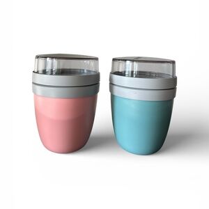 🇨🇦 (2) Mepal Containers and neoprene lunch bag 🍓🫐